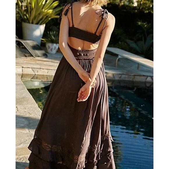Free People Santa Maria Maxi Dress XS NEW - Picture 2 of 5